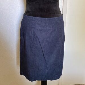 Loft denim pencil skirt